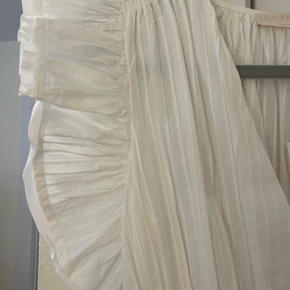 ULLA JOHNSON
Camilla ruffled pintucked cotton-poplin mini dress - Picture 5 of 7